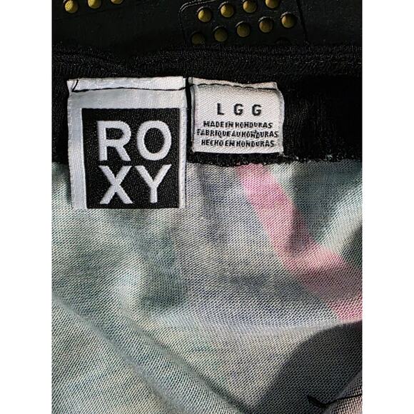 Roxy Color Block Halter Dress Triangle top Size Large - Picture 3 of 5